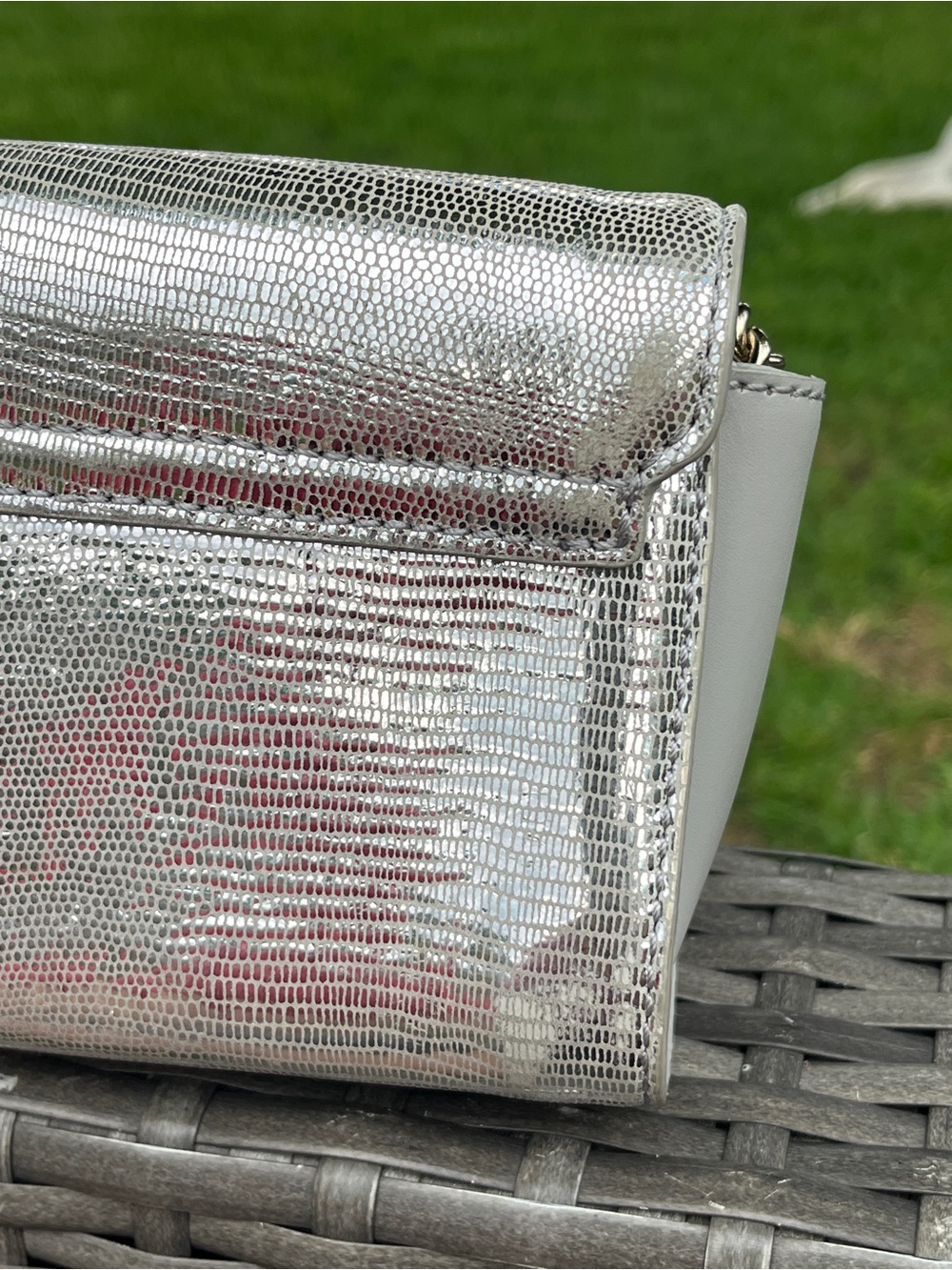 ❌SOLD❌Kate Spade Bag Lillian Monford Park Exotic Clutch Crossbody Bag - Picture 8 of 15